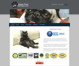 Alwaystherepetcare.com(Always There Pet Care) Screenshot