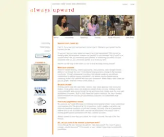 Alwaysupward.com(Always Upward...Success only runs one direction) Screenshot