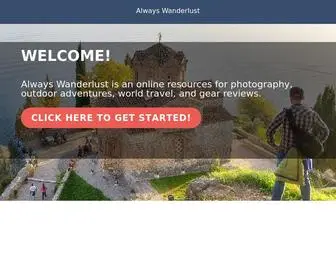 Alwayswanderlust.com(Always Wanderlust) Screenshot
