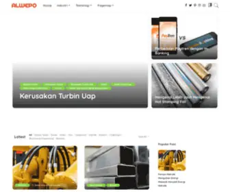 Alwepo.com(Infromasi Seputar Industri Dan Teknologi) Screenshot