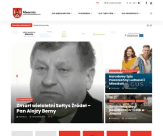 Alwernia.pl(Oficjalny serwis informacyjny Gminy Alwernia) Screenshot