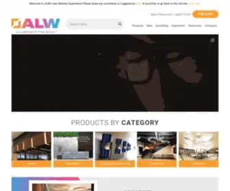 Alwusa.com(Contemporary Luminaires that Illuminate the Soul) Screenshot