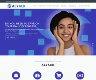 Alyack.com(Showing you where & how to save when you spend) Screenshot