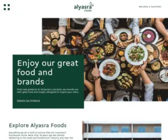 Alyasrafoods.com(Alyasra Foods) Screenshot