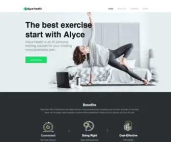 Alycehealth.com(윌로(weelo)) Screenshot