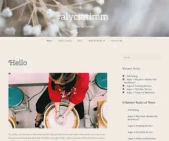 Alyciatimm.com(Just be Lovely) Screenshot