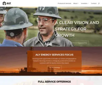 Alyenergy.com(Aly Energy Services) Screenshot