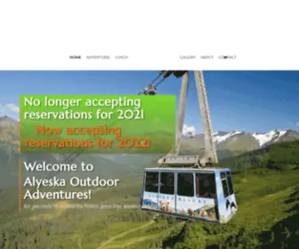 Alyeskaoutdooradventures.com(Outdoor Adventures) Screenshot