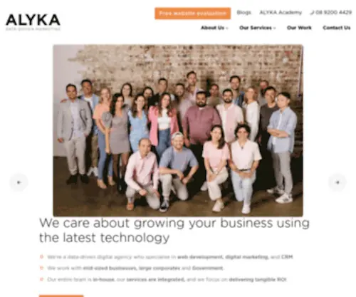 Alyka.com.au(Web Design & SEO Perth) Screenshot