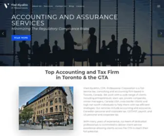 AlyokhincPa.com(Accounting Firm) Screenshot