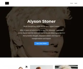 Alysonstoner.com(NEW classes to reduce stress) Screenshot