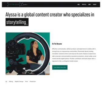 Alyssa-Green.com(Go With Green) Screenshot