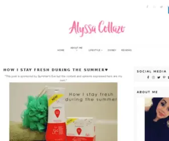 Alyssacollazo.com(Alyssa Collazo) Screenshot