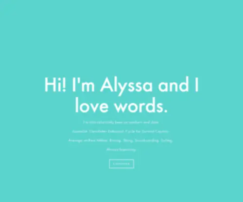 Alyssameyers.com(Alyssa Meyers) Screenshot