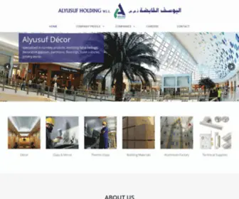 Alyusufholding.com(AlYusuf Holding) Screenshot