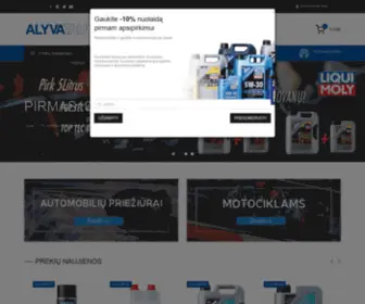 Alyvatau.lt(Liqui moly produkcija) Screenshot