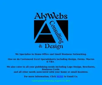 Alywebs.com(AlyWebs Consulting & Design) Screenshot