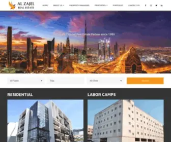 Alzajelrealestate.com(Buy, Sell & Rent Properties in Dubai) Screenshot