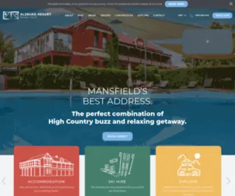 Alzburg.com.au(Ski Lodge & Hotels in Mansfield & Mt Buller(VIC)) Screenshot