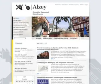 Alzey.de(Heimliche Hauptstadt Rheinhessens) Screenshot