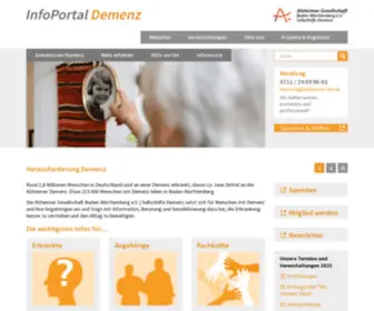 Alzheimer-BW.de(Herausforderung Demenz) Screenshot