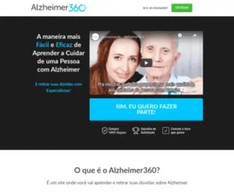 Alzheimer360.com(AlzheimerAprenda a Cuidar de pessoas com Alzheimer AlzheimerAprenda a Cuidar de pessoas com Alzheimer) Screenshot