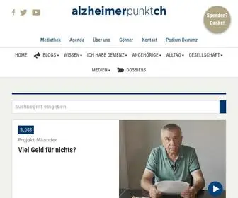Alzheimer.ch(Mehr wissen) Screenshot