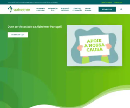 Alzheimerportugal.org(Início) Screenshot