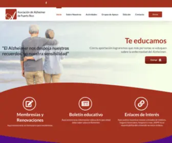 Alzheimerpr.com(Inicio) Screenshot