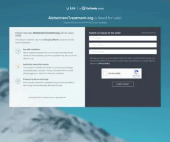 Alzheimerstreatment.org(Alzheimerstreatment) Screenshot