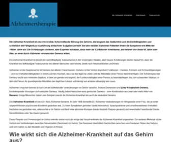 Alzheimertherapiezentrum.de(Die Alzheimer) Screenshot