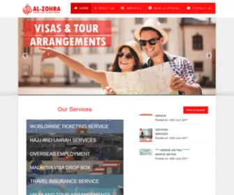 Alzohra.com(Where Your Journey Begins) Screenshot