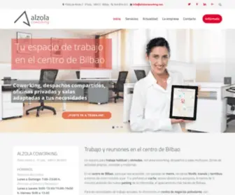 Alzolacoworking.com(El espacio de trabajo que estabas buscando en el centro de Bilbao) Screenshot