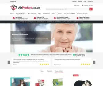 Alzproducts.co.uk(Dementia Shop) Screenshot