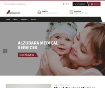 Alzubaramedical.com(Alzubara Medical Services) Screenshot