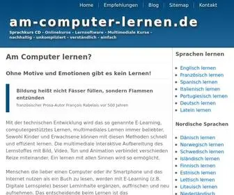 AM-Computer-Lernen.de(Lernen am Computer) Screenshot