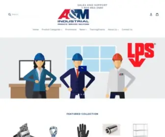 AM-Ind.com(A&M Industrial) Screenshot