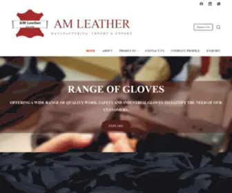 AM-Leather.com(RAW HIDES TO FINISHED PRODUCTS) Screenshot