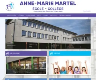 AM-Martel.fr(Collège privé Anne) Screenshot