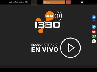 AM1330Rosario.com.ar(AM 1330 Rosario) Screenshot