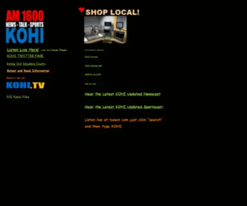 AM1600Kohi.com(AM 1600 Kohi) Screenshot