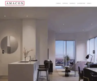 Amacon.com(Real Estate Development & Construction) Screenshot