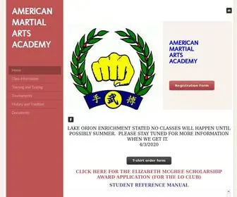 Amaakarate.com(American Martial Arts Academy) Screenshot