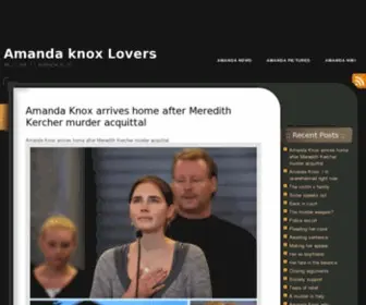 Amaandaknox.info(Amanda knox Lovers) Screenshot