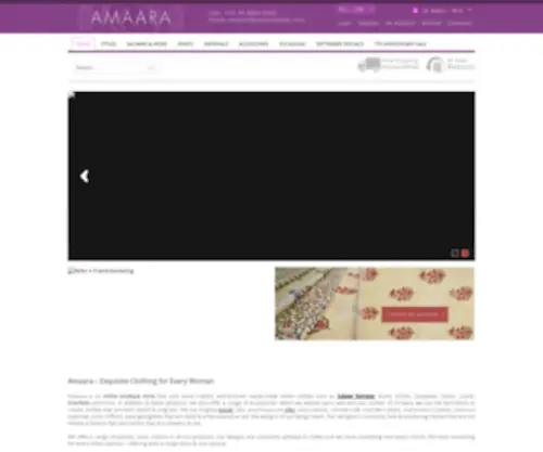 Amaarashop.com(Buy Salwar Kameez Online) Screenshot