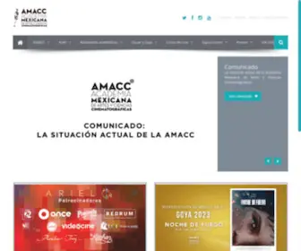 Amacc.org.mx(Academia) Screenshot