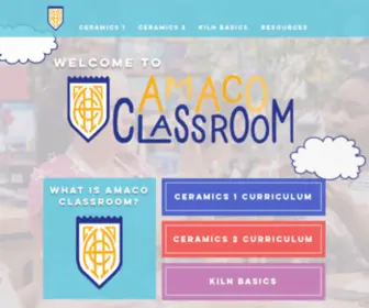 Amacoclassroom.com(Amaco Classroom) Screenshot