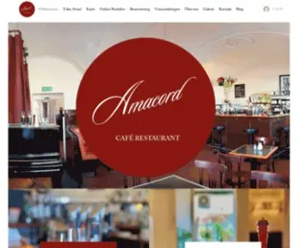 Amacord-Cafe.com(Amacord I Cafe I Restaurant I Bar I Wien 4) Screenshot