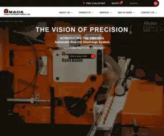 Amadamca.com(Amada Saws) Screenshot