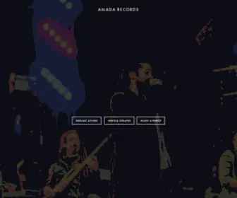 Amadarecords.com(Amada Records) Screenshot